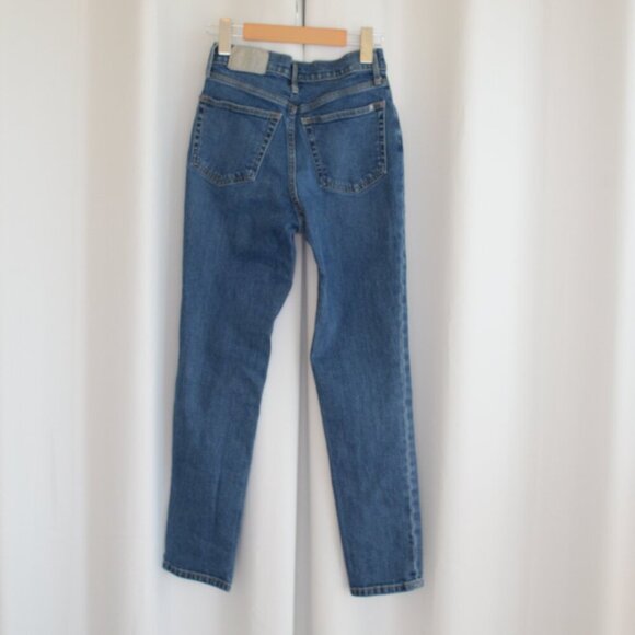 Everlane Original Cheeky Blue Denim Jean Sz 25 - Picture 3 of 7